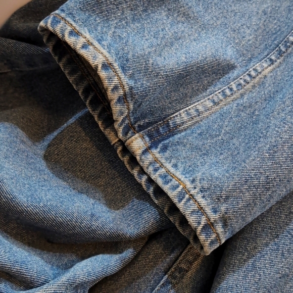 Men's Faded Glory 100% Cotton 5 Pocket Boot Cut Denim Jeans Size 38 x 30 - Picture 5 of 7